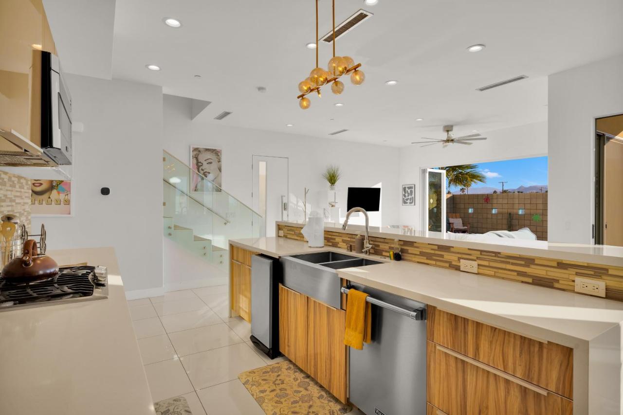 Breathtaking Luxury Villa Architectural Jewel Palm Springs Exterior foto